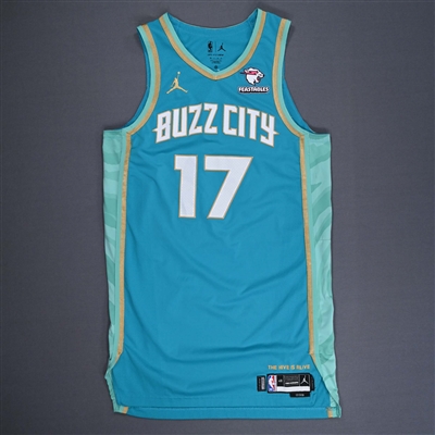 Aleksej Pokusevski - Charlotte Hornets - City Edition Jersey - Worn 4/9/2024 - 2023-24 NBA Season