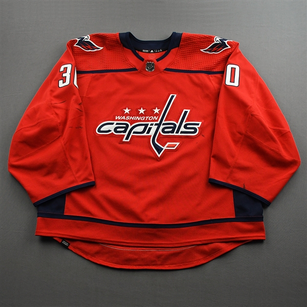 Ilya Samsonov - 4th and 5th Career Shutouts - Washington Capitals - Red Set 1 Jersey - 2021-22 NHL Season