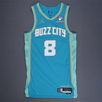 Nick Smith Jr. - Charlotte Hornets - City Edition Jersey - Worn 4/9/2024 - 2023-24 NBA Season