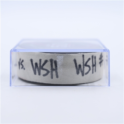 Dylan Strome - Washington Capitals - Goal Puck - October 17, 2024 vs. Dallas Stars (Capitals' 50th Anniversary Logo)