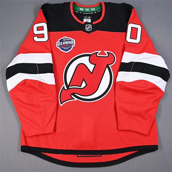 Tomas Tatar - Red Jersey - 2024 Global Series - Worn Oct. 5, 2024