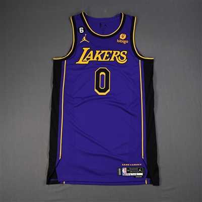 Russell Westbrook - Los Angeles Lakers - Statement Edition Jersey - Worn 12/16/2022 - Recorded a Triple-Double - 2022-23 NBA Season