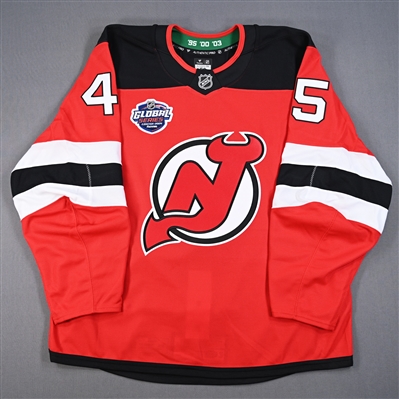 Colton White - Game-Issued Red Jersey - 2024 Global Series