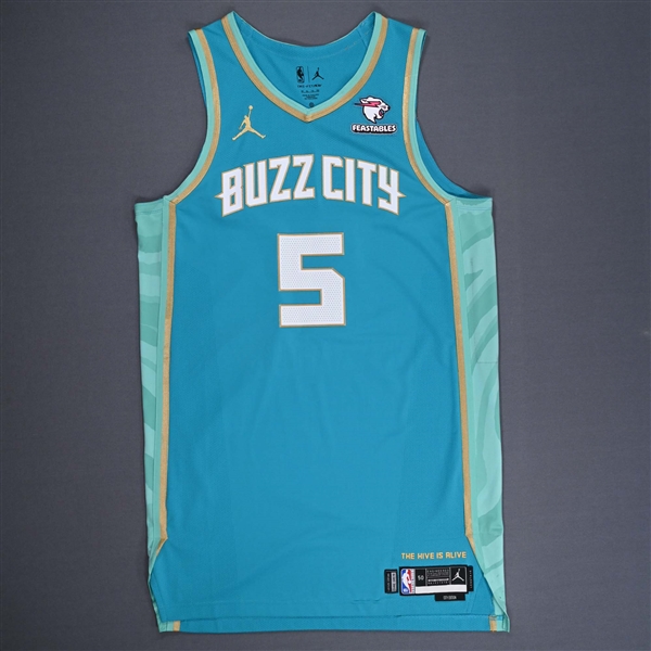 Mark Williams - Charlotte Hornets - Game-Issued City Edition Jersey - 2023-24 NBA Season