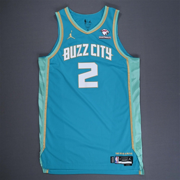 Grant Williams - Charlotte Hornets - City Edition Jersey - Worn 4/9/2024 - 2023-24 NBA Season