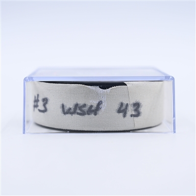 Tom Wilson - Washington Capitals - Goal Puck - October 15, 2024 vs. Vegas Golden Knights (Capitals' 50th Anniversary Logo)