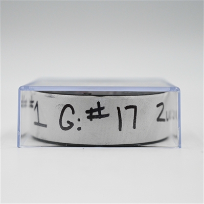 Jason Zucker - Buffalo Sabres - December 14, 2024 vs. Washington Capitals (Capitals' 50th Anniversary Logo)