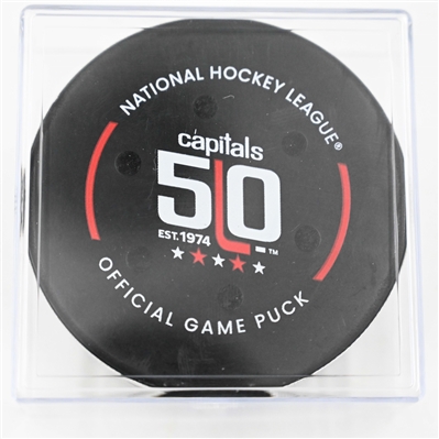 Jiri Kulich - Buffalo Sabres - December 14, 2024 vs. Washington Capitals (Capitals' 50th Anniversary Logo)