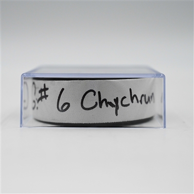 Jakob Chychrun - Washington Capitals - December 14, 2024 vs. Buffalo Sabres (Capitals' 50th Anniversary Logo)