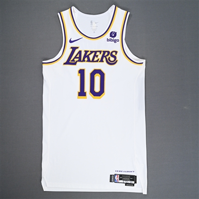 Max Christie - Los Angeles Lakers - Association Edition Jersey - Worn 2/25/2024 - 2023-24 NBA Season