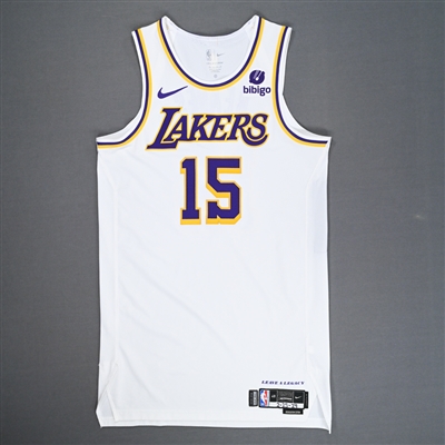 Austin Reaves - Los Angeles Lakers - Association Edition Jersey - Worn 5 Games - 1/7/2024, 1/21/2024, 1/27/2024, 2/3/2024 & 2/25/2024 - 2023-24 NBA Season