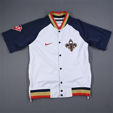 Devonte' Graham - New Orleans Pelicans - Game-Issued City Edition Game Theater Jacket - 2021-22 NBA Season