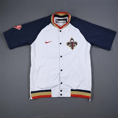 Naji Marshall - New Orleans Pelicans - Game-Issued City Edition Game Theater Jacket - 2021-22 NBA Season