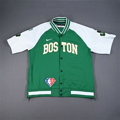 Aaron Nesmith - Boston Celtics  - Game-Issued City Edition Jacket - 2021-22 NBA Season