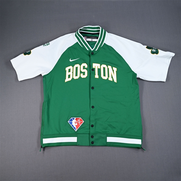 Jayson Tatum - Boston Celtics  - City Edition Jacket - Worn 4/1/2022 - 2021-22 NBA Season