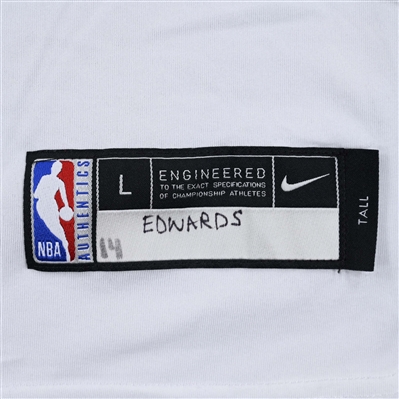  Kessler Edwards - Brooklyn Nets - Game-Issued City Edition Long Sleeved Shooting Shirt - 2021-22 NBA Season