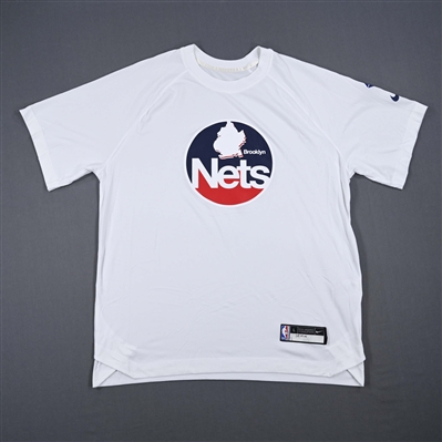  Blake Griffin - Brooklyn Nets - Game-Issued City Edition Short Sleeved Shooting Shirt - 2021-22 NBA Season