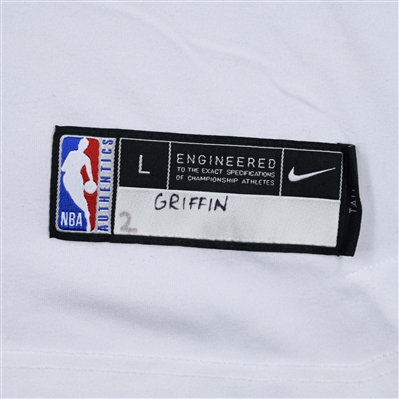  Blake Griffin - Brooklyn Nets - Game-Issued City Edition Short Sleeved Shooting Shirt - 2021-22 NBA Season