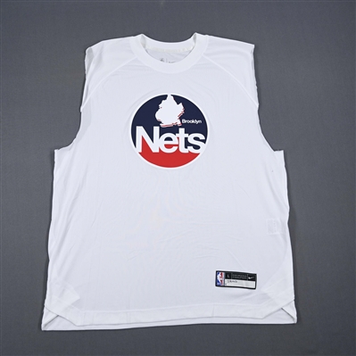  Kyrie Irving - Brooklyn Nets - Game-Issued City Edition Sleeveless Shooting Shirt - 2021-22 NBA Season