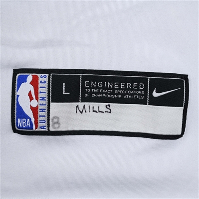  Patty Mills - Brooklyn Nets - Game-Issued City Edition Long Sleeved Shooting Shirt - 2021-22 NBA Season