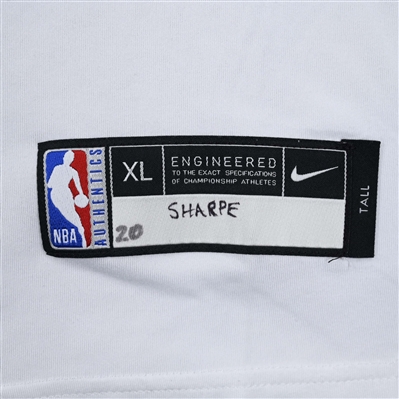  Day'Ron Sharpe - Brooklyn Nets - Game-Issued City Edition Long Sleeved Shooting Shirt - 2021-22 NBA Season