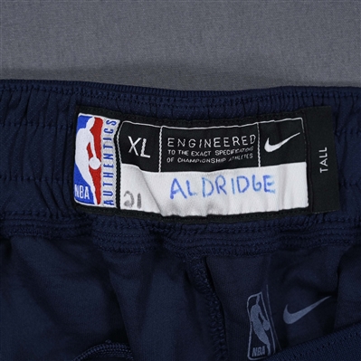  LaMarcus Aldridge - Brooklyn Nets - Game-Issued City Edition Pants - 2021-22 NBA Season