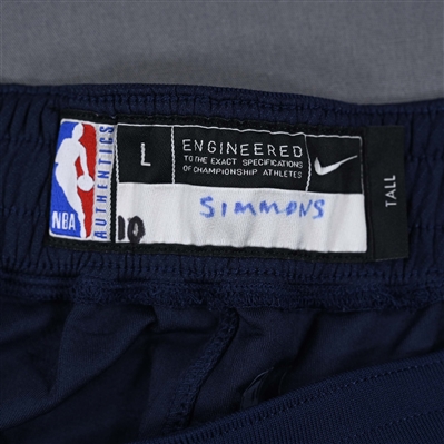  Ben Simmons - Brooklyn Nets - Game-Issued City Edition Pants - 2021-22 NBA Season