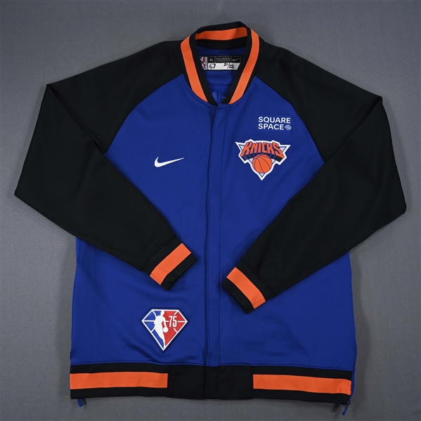 Taj Gibson - New York Knicks - Game-Issued City Edition Jacket - 2021-22 NBA Season