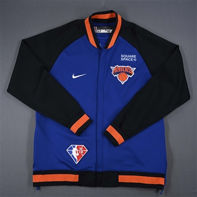 Taj Gibson - New York Knicks - Game-Issued City Edition Jacket - 2021-22 NBA Season