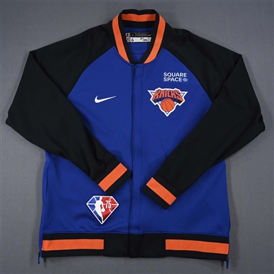 Quentin Grimes - New York Knicks - Game-Issued City Edition Jacket - 2021-22 NBA Season