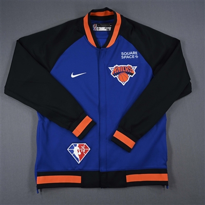 Derrick Rose - New York Knicks - Game-Issued City Edition Jacket - 2021-22 NBA Season