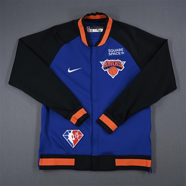 Kemba Walker - New York Knicks - Game-Issued City Edition Jacket - 2021-22 NBA Season