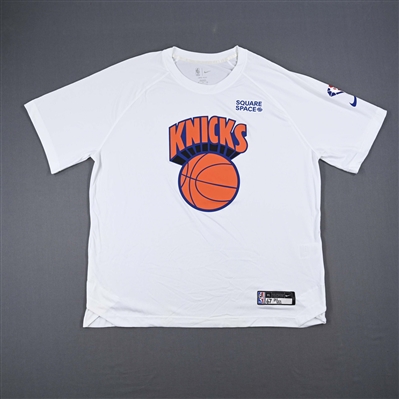 Taj Gibson - New York Knicks - Game-Issued City Edition Short Sleeved Shooting Shirt - 2021-22 NBA Season