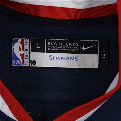 Ben Simmons - Brooklyn Nets - Game-Issued City Edition Jacket  - 2021-22 NBA Season