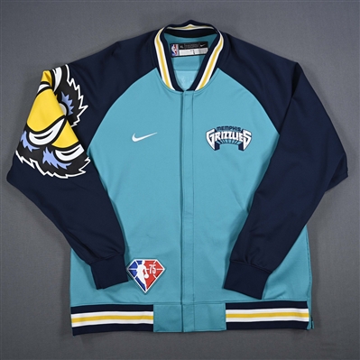 Santi Aldama - Memphis Grizzlies - Game-Issued City Edition Jacket - 2021-22 NBA Season