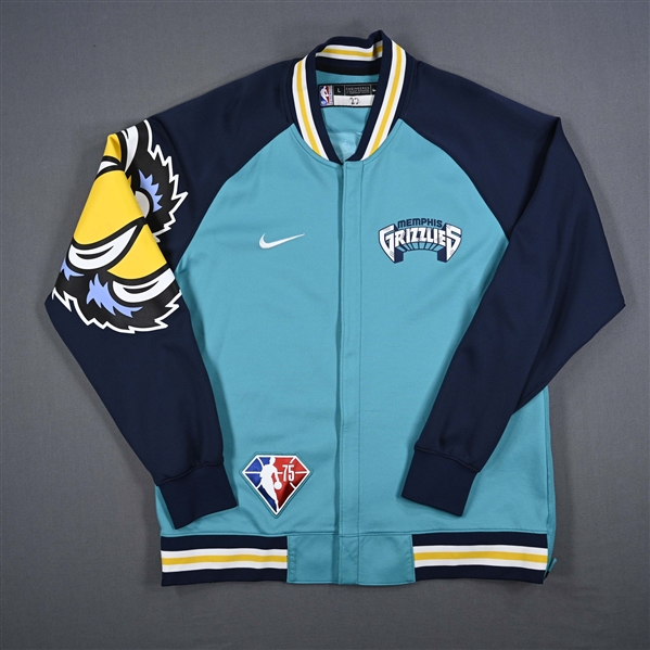 Desmond Bane - Memphis Grizzlies - Game-Issued City Edition Jacket - 2021-22 NBA Season