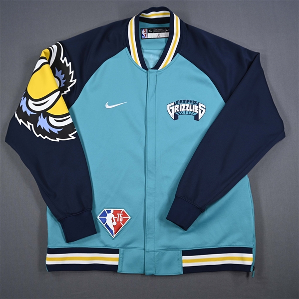 Brandon Clarke - Memphis Grizzlies - Game-Issued City Edition Jacket - 2021-22 NBA Season