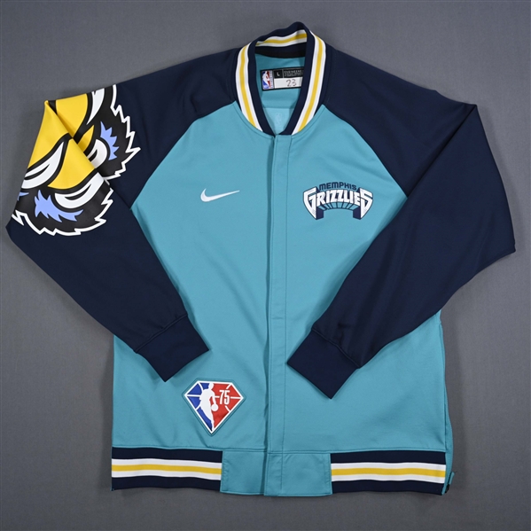 Jarrett Culver - Memphis Grizzlies - Game-Issued City Edition Jacket - 2021-22 NBA Season