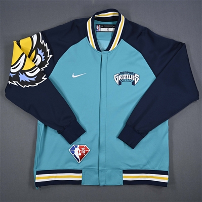 Yves Pons - Memphis Grizzlies - Game-Issued City Edition Jacket - 2021-22 NBA Season