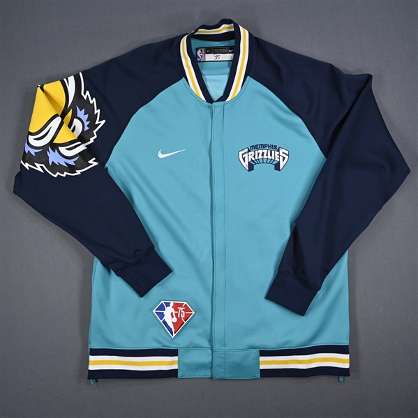 Killian Tillie - Memphis Grizzlies - Game-Issued City Edition Jacket - 2021-22 NBA Season