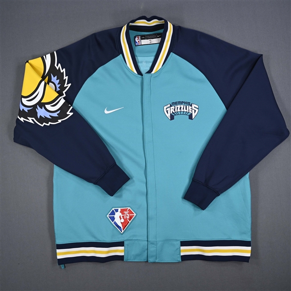 Xavier Tillman Sr. - Memphis Grizzlies - Game-Issued City Edition Jacket - 2021-22 NBA Season