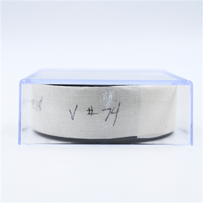 Jake DeBrusk - Vancouver Canucks - Goal Puck - December 3, 2024 vs. Minnesota Wild (Wild Logo)