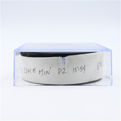 Leon Draisaitl - Edmonton Oilers - Goal Puck - December 12, 2024 vs. Minnesota Wild (Wild Logo)