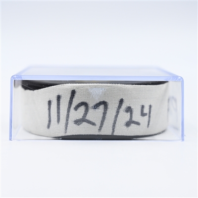 Morgan Frost - Philadelphia Flyers - Goal Puck - November 27, 2024 vs. Nashville Predators (Predators Logo)