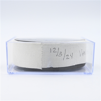Fredrick Gaudreau - Minnesota Wild - Goal Puck - December 3, 2024 vs. Vancouver Canucks (Wild Logo)