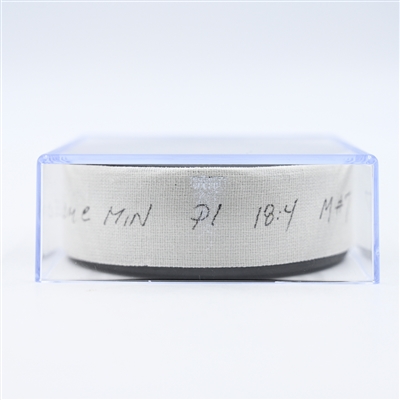 Kasperi Kapanen - Edmonton Oilers - Goal Puck - December 12, 2024 vs. Minnesota Wild (Wild Logo)