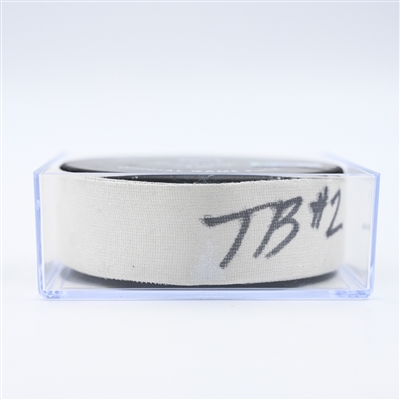 Brandon Hagel - Tampa Bay Lightning - Goal Puck - November 29, 2024 vs. Nashville Predators (Predators Logo)