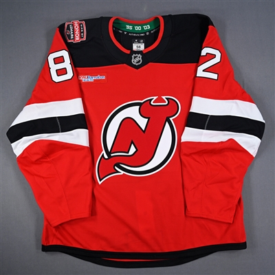 Santeri Hatakka - Game-Issued Red w/ Jacques Lemaire Ring of Honor Patch Jersey