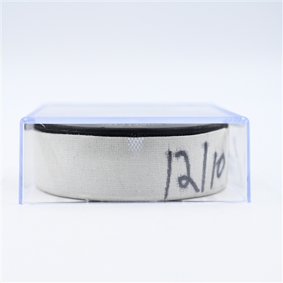 Jonathan Huberdeau - Calgary Flames - Goal Puck - December 10, 2024 vs. Nashville Predators (Predators Logo)