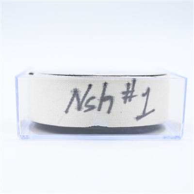 Roman Josi - Nashville Predators - Goal Puck - November 29, 2024 vs. Tampa Bay Lightning (Predators Logo)